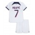 Paris Saint-Germain Kylian Mbappe #7 Kopio Lastenvaatteet Vieras Pelipaita Lasten 2023-24 Lyhyet Hihat (+ shortsit)